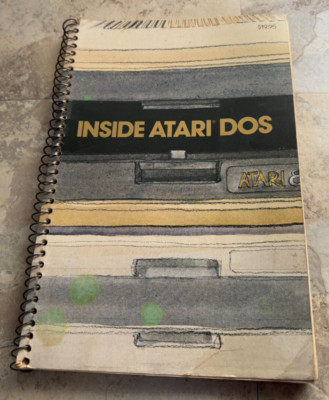 Vintage Inside Atari DOS by COMPUTE! Books 1982 65 400 800 XL XE Spiral Bound