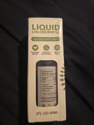 Liquid Chlorophyll 2fl Oz 60ml Sealed Free Shipping
