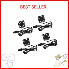 4 Pack 40mm USB Brushless Cooling Fan 40mm x 10mm Fan High Performance DC 5V Coo