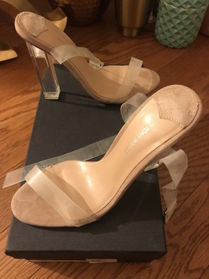 tony bianco clear shoes