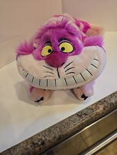 Disney Store Cheshire Cat Plush Stuffed Animal Alice in Wonderland 15" Vintage