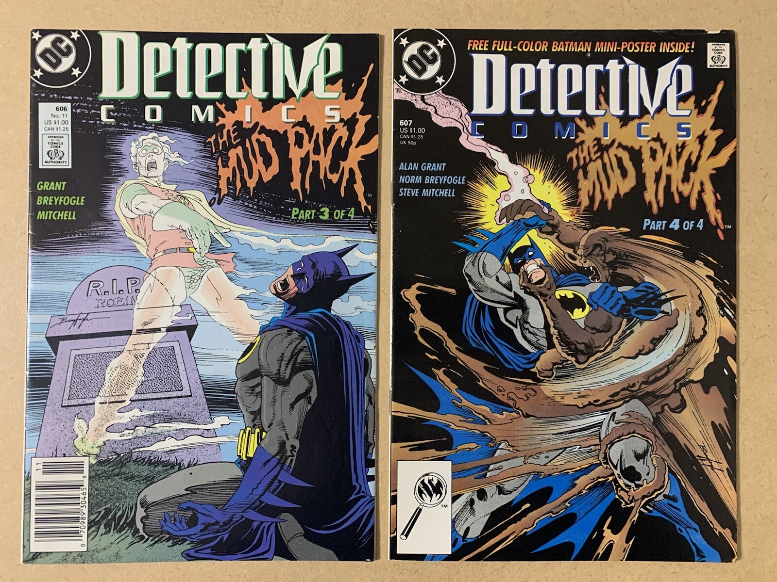 Detective Comics 606 and 607 (DC 1989) | eBay