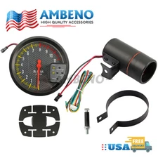 5" Tachometer Gauge 7 Color Backlit 0-11000 RPM Meter with Shift Light Universal