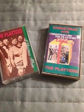 THE PLATTERS CHRISTMAS MUSIC CASSETTES LOT OF 2