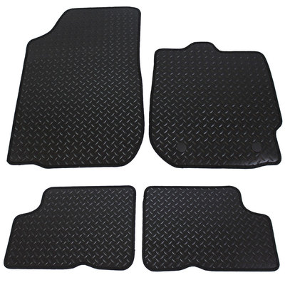 For Dacia Duster MK1 2013-2017 Fully Tailored 4 Piece Rubber Car Mat Set