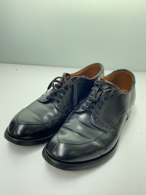 Alden Other V-Tip Shoe 5 Black Leather 54312 Crack Sole Reduction 