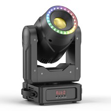 200W Moving Head Beam Light W/LED Light Strip DJ Lighting Zoom RGBW DMX Disco