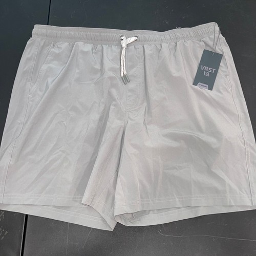 VRST Mens Shorts Size 2 XL Gray 7" inseam All In Shorts Silver NWT - Picture 1 of 13