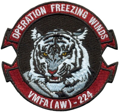USMC MARINE FIGHTER ATTACK-ALL WEATHER SQUADRON OP. FREEZING WINDS 2023  PATCH