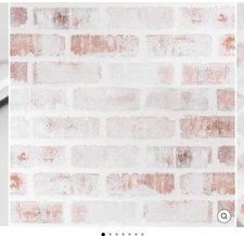 Drop A Wall Cafe Red Brick Photography Backdrop 100% Authentic Background