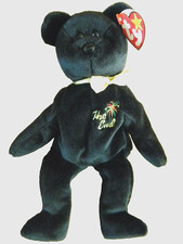 Ty Beanie Babies "The End" Bear 1999 With RARE Tag Errors 