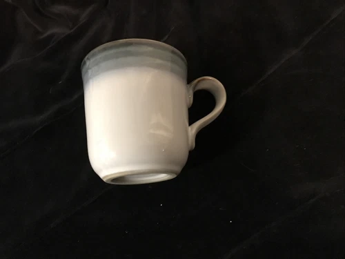 Noritake Stoneware Sorcerer #8620 Coffee Cup Blue Gray Brown Japan
