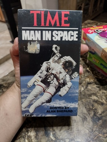 TIME Man In Space VHS 1989 Hosted by Alan Shepard GOODTIMES Home Video ---NEW---