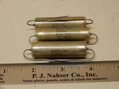 West-Cap Vintage NOS PIO Capacitors 1000V Many Values (Qty) in Parenthesis