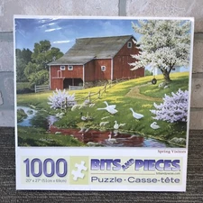 Spring Visitors Bits and Pieces 1000 Piece Jigsaw Puzzle 20" x 27" Sealed