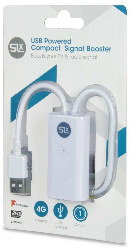 WAY TV AERIAL SIGNAL BOOSTER AMPLIFIER HD DAB 4G 5G FILTERED USB