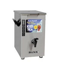 Bunn TD4, Sight Guage, Sweet/Unsweet Handle Square Iced Tea Dispenser- NEW