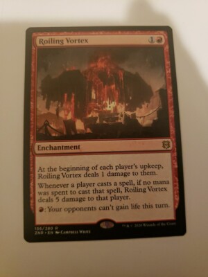 1x MTG Zendikar Rising ZNR Roiling Vortex 156/280 NM x1