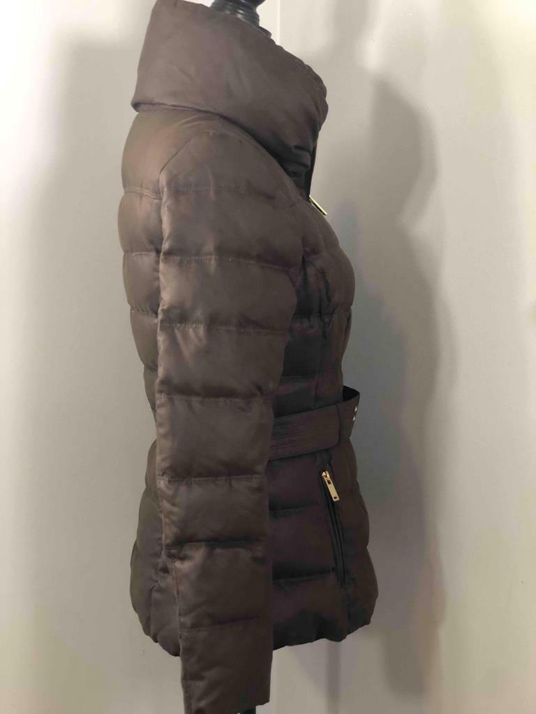 ZARA BASIC Women's Brown Polyester Large Collar B… - image 4