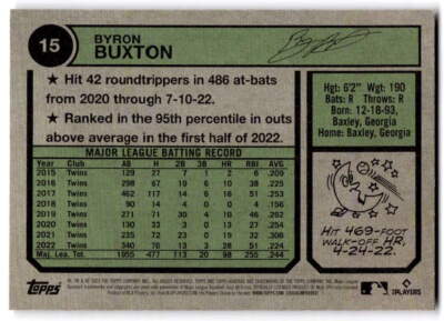 ToppsChrome2015 203 BYRON BUXTON RC ルーキー Amazon.com: 2015 Topps Heritage High Number Baseball #724 Byron