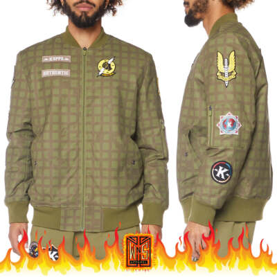 Kappa Authentic Alexander Bomber Jacket Size XXXL