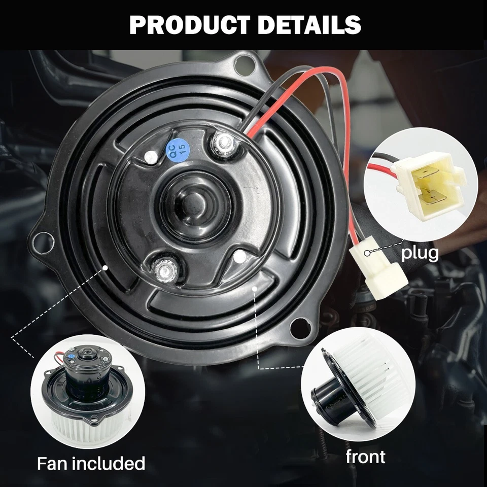 Motor soplador calentador aire acondicionado con jaula ventilador para Dodge Ram 1500 2500 3500 700010 1994-2002 Foto 4 de 4