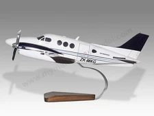 Beechcraft C90 King Air Air Wanganui Desk Wood Airplane Model Large Scale 1/32