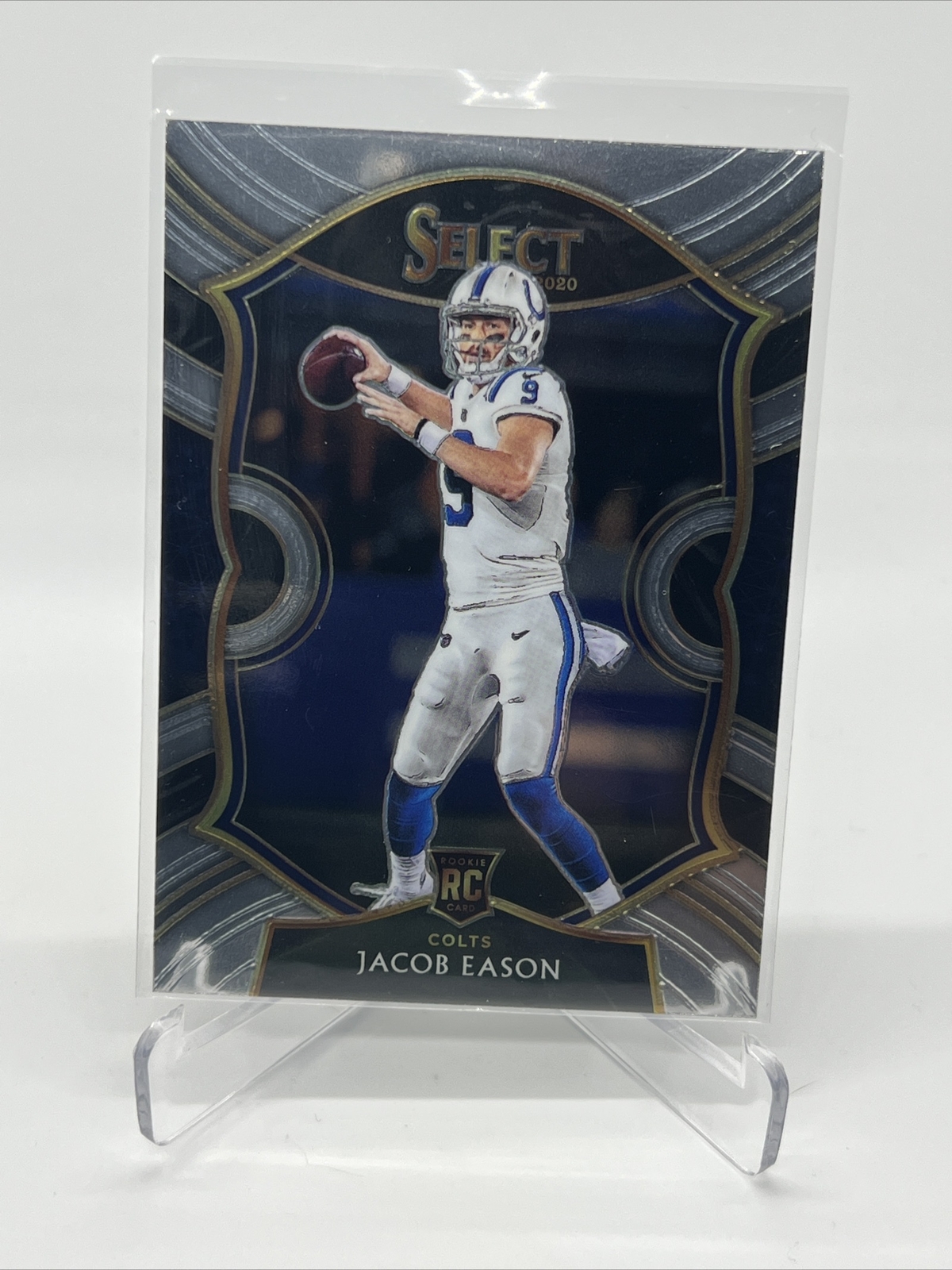 2020 Panini Select Jacob Eason RC Concourse Base Card - Indianapolis Colts