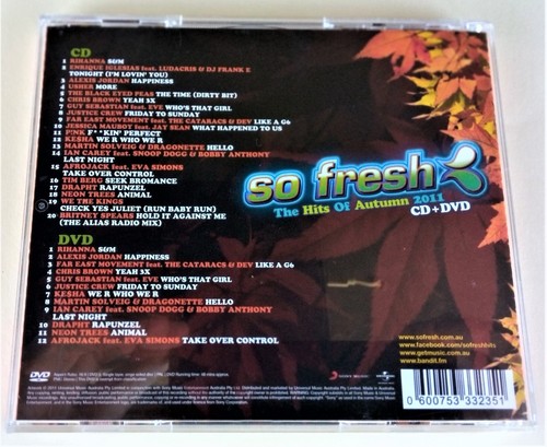 SO FRESH autumn 2011 original album 2 disc CD & DVD - Picture 2 of 4