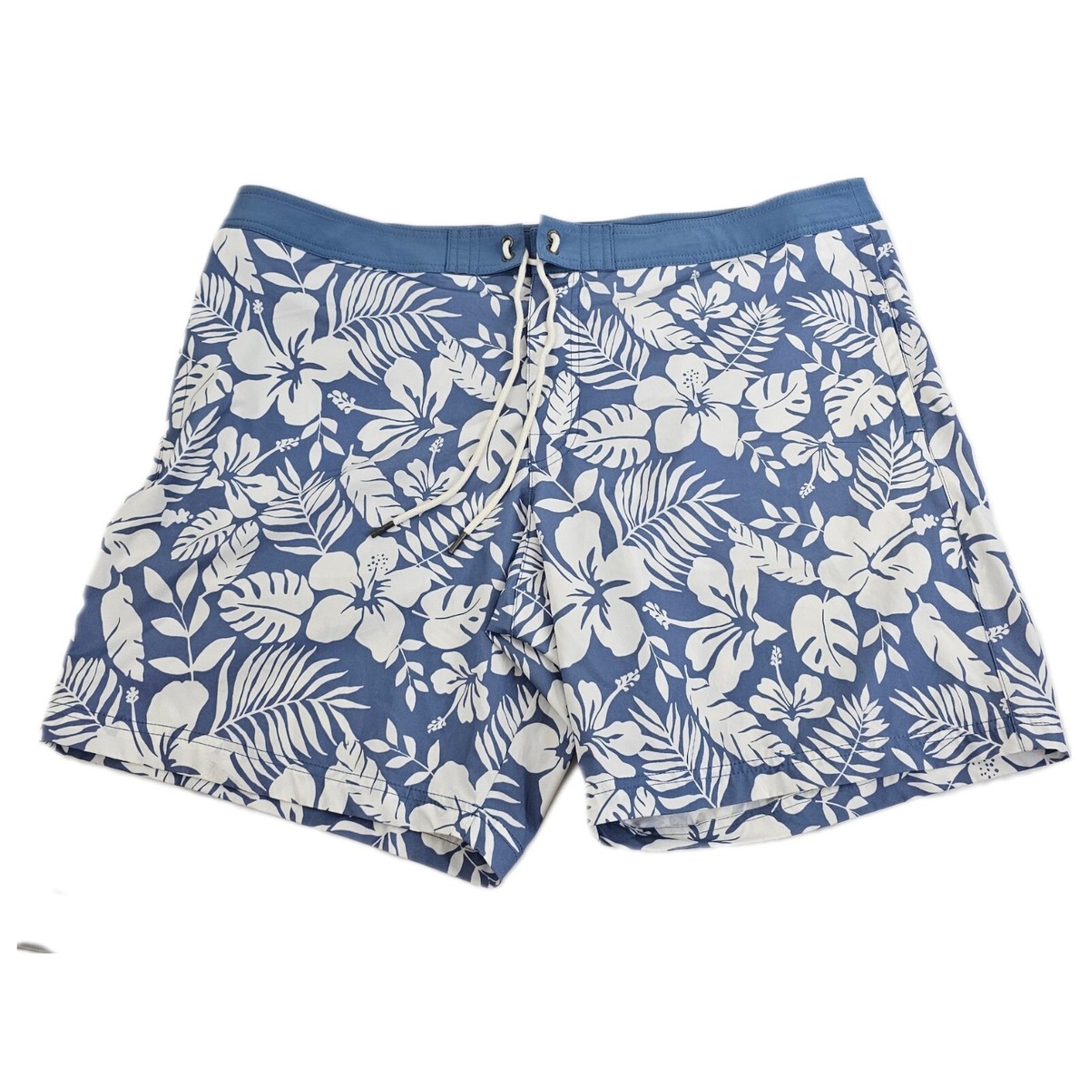 Swimwear Ae Board Shorts American Eagle Blue White Swim Trunks
