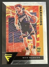 2020-21 Panini Flux Rookie Warriors Basketball Card #223 Nico Mannion RC