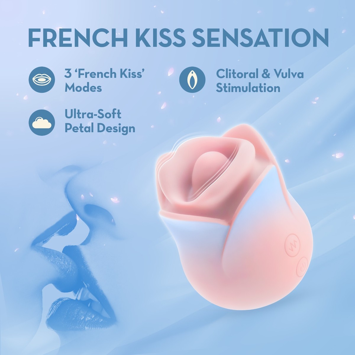 Blush Kissing Rose Silicone Floral Vibrator With Tongue Motion Adult Sex Toy | eBay Blush Kissing Rose Silicone Floral Vibrator With Tongue Motion Adult Sex Toy | eBay