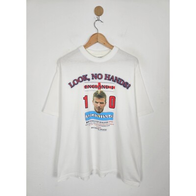Vintage David Beckham England vs Argentina world cup shirt
