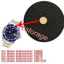 Pearl Green Lume Pip Bezel Insert For Rolex Submariner 16800 16808 16610LV Gold