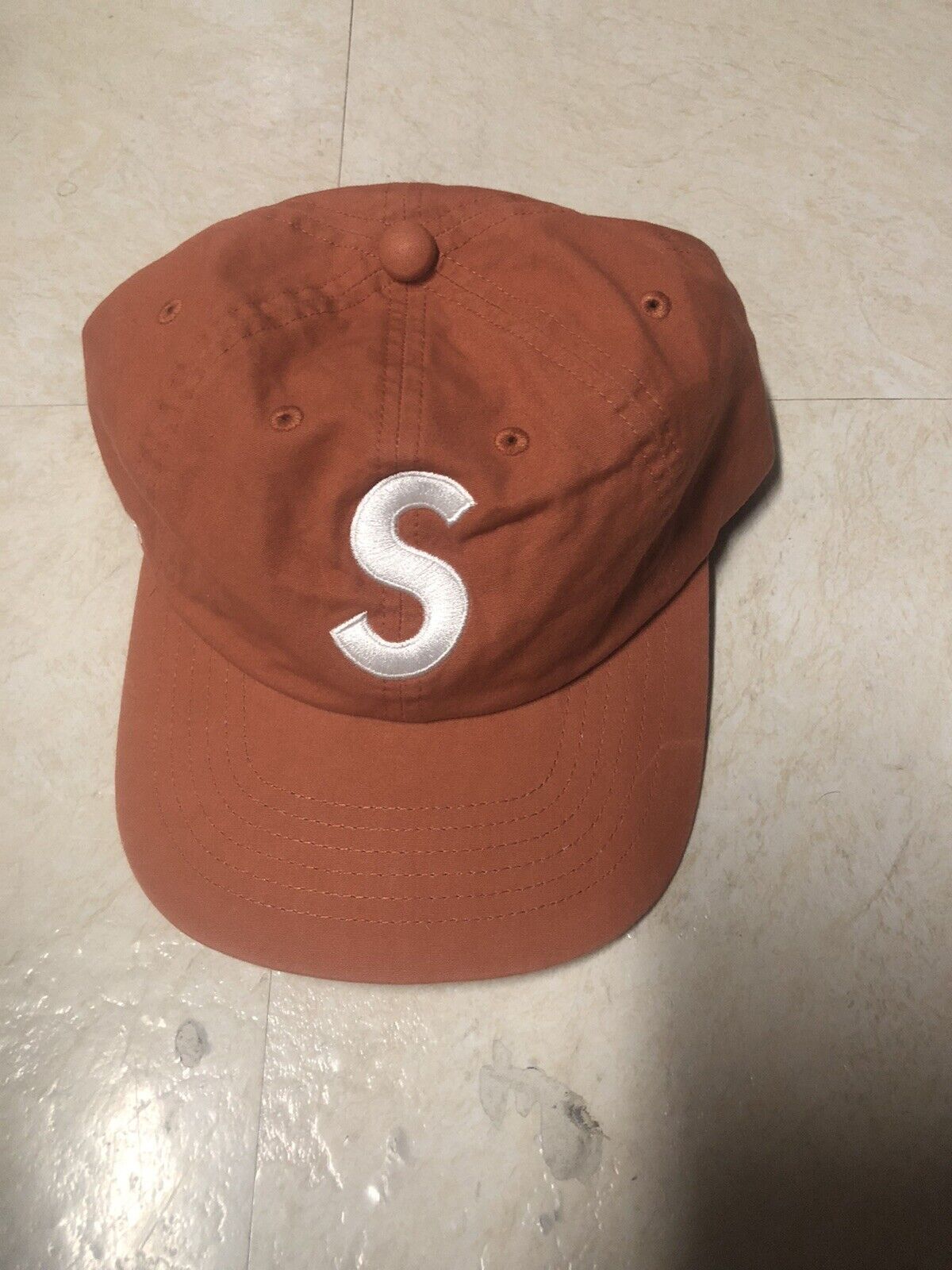 Supreme Gore-Tex S Logo 6-Panel Hat Orange (New) | eBay