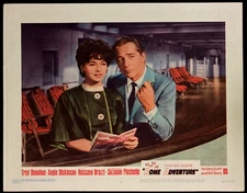 ROME ADVENTURE Original Movie Lobby Card Poster Suzanne Pleshette Rossano Brazi