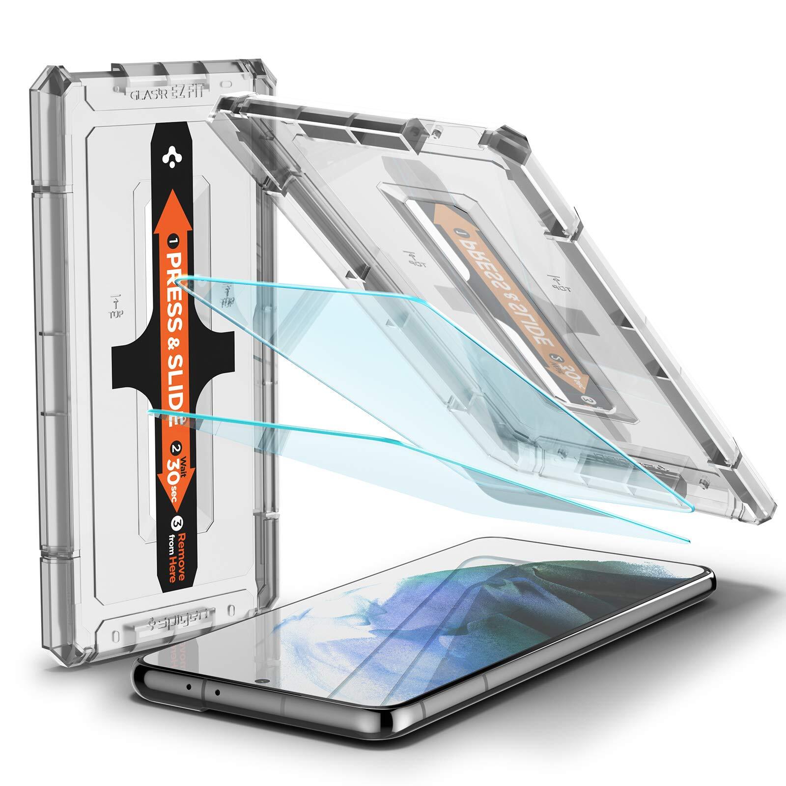 Spigen Glas.tR EZ Fit Vetro Temperato Compatibile con Samsung Galaxy S21 Plus...