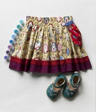MATILDA JANE Self Portrait Circle Skirt Birds Paint By Numbers, Size 2
