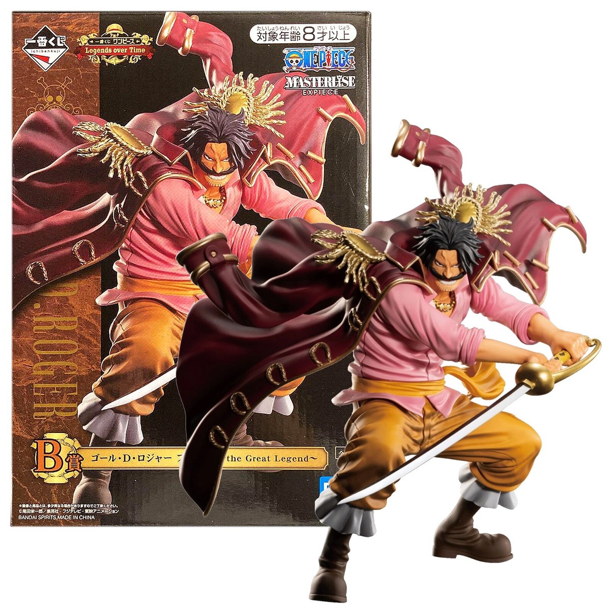 ワンピース フィギュア セット ロジャー legends over Time Ichiban Kuji ONE PIECE Legends Over Time Gol D Roger Great