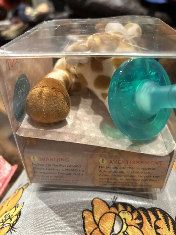 WubbaNub Little Lamb Avent Pacifer- Animal Plush Combo - Image 2 of 4