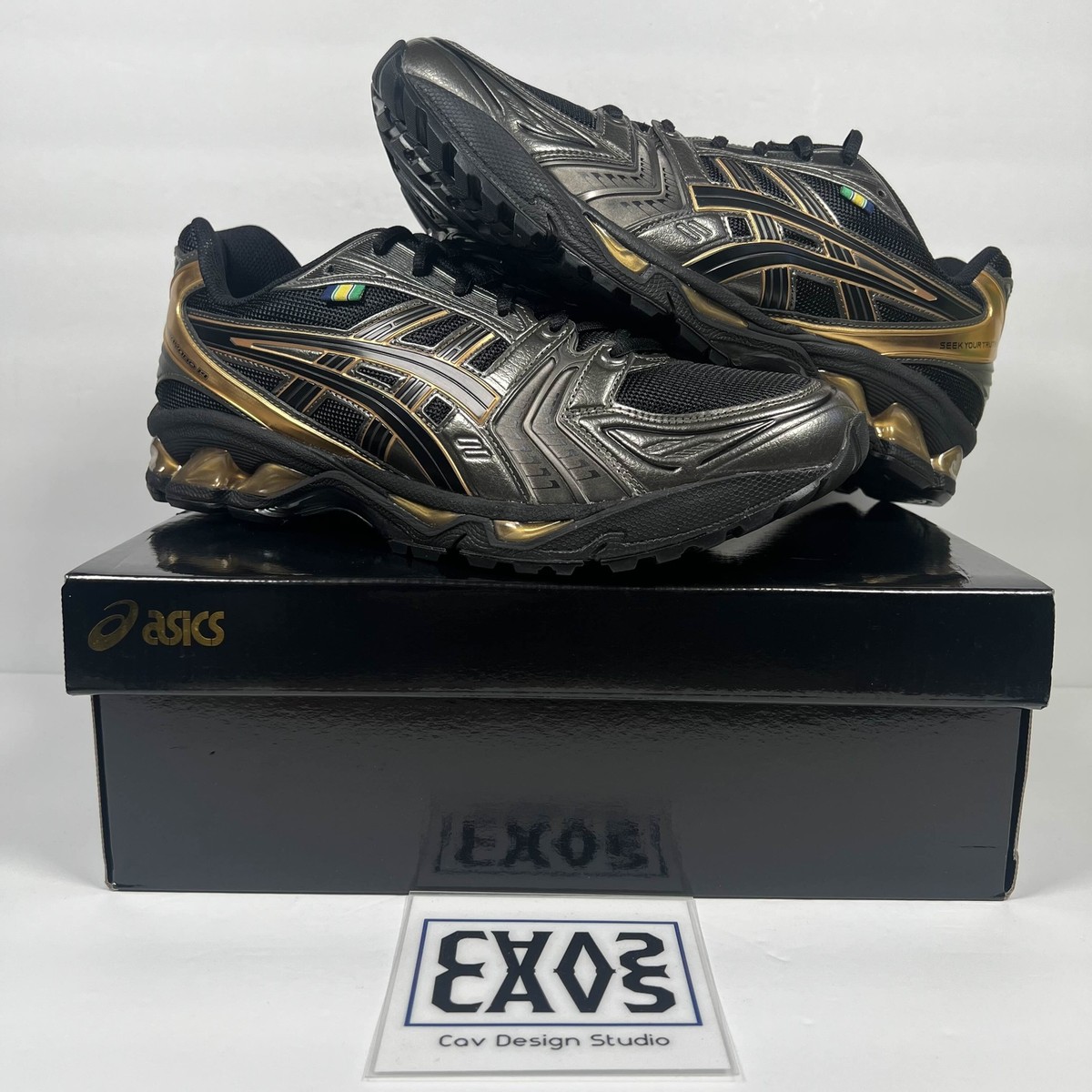 ASICS GEL-KAYANO 14 × Ayrton Senna SENNA x GEL-KAYANO 14 | Unisex | Black/Pure Gold