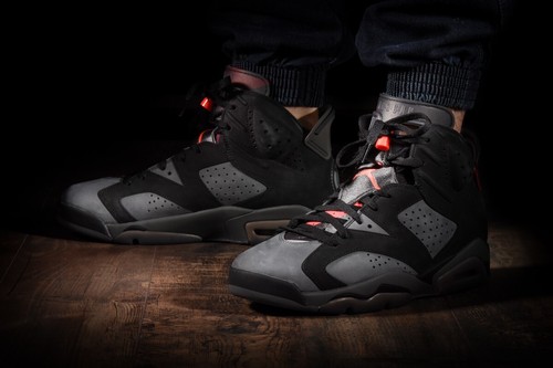 Paris Saint-German (PSG) x Air Jordan 6 Retro “Iron Grey” - Men’s Size 10 - Picture 17 of 24
