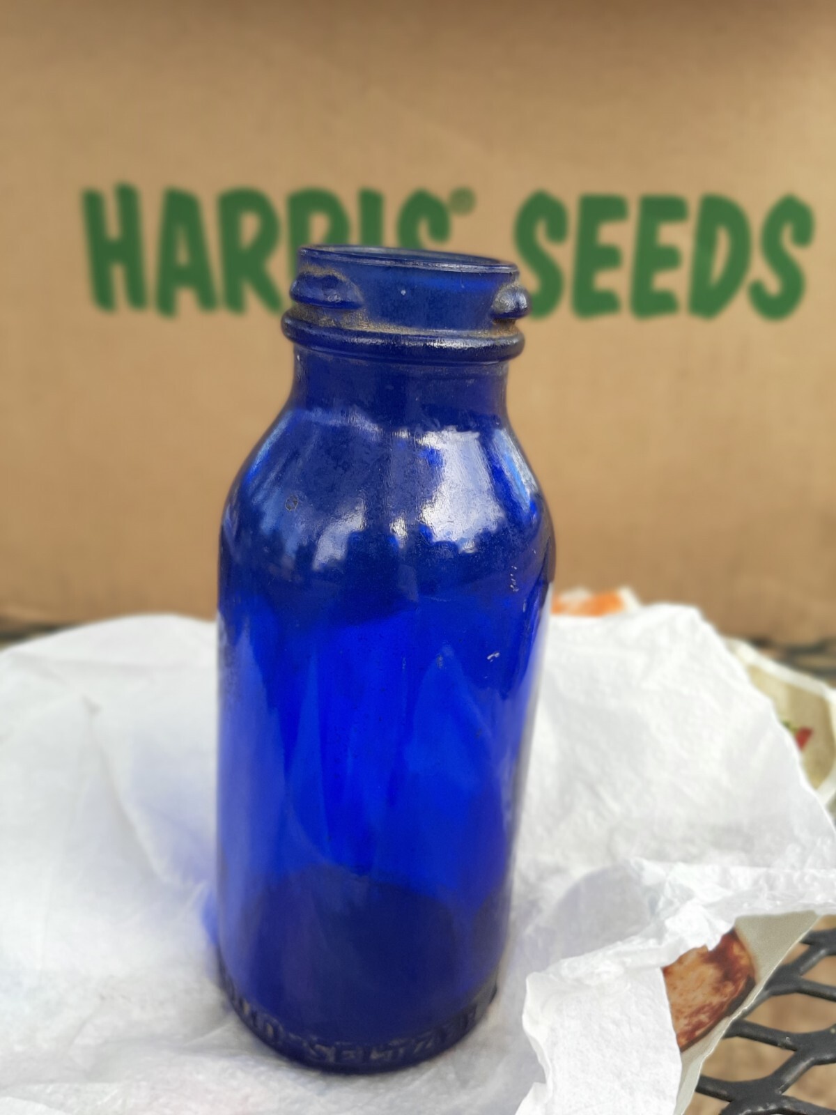 BROMOSELTZER EMERSON DRUG CO. Cobalt Blue Medicine Bottle eBay