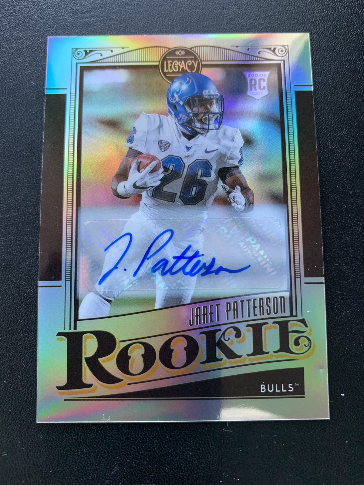 2021 Panini Legacy Jaret Patterson Rookie Auto #190 RC Washington Football Team