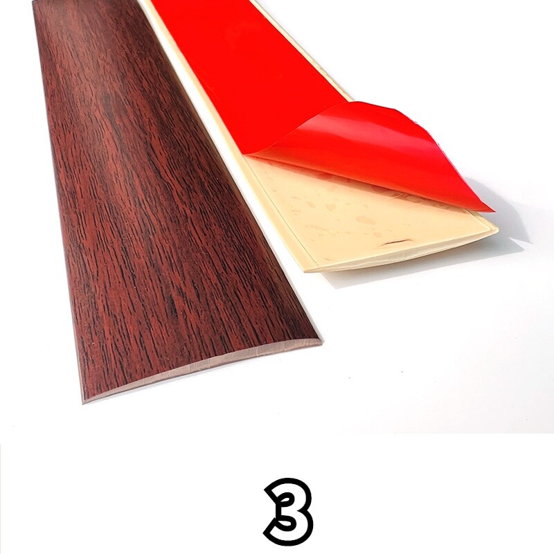 1M Wood Graind Floor Transition Strip Self Adhesive Flat Door Edge Trim ...