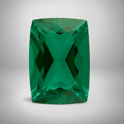 Emerald Cushion Cut Gemstone 0.61 Cts - 6x4 mm Lustrous Precious Jewelry Gem