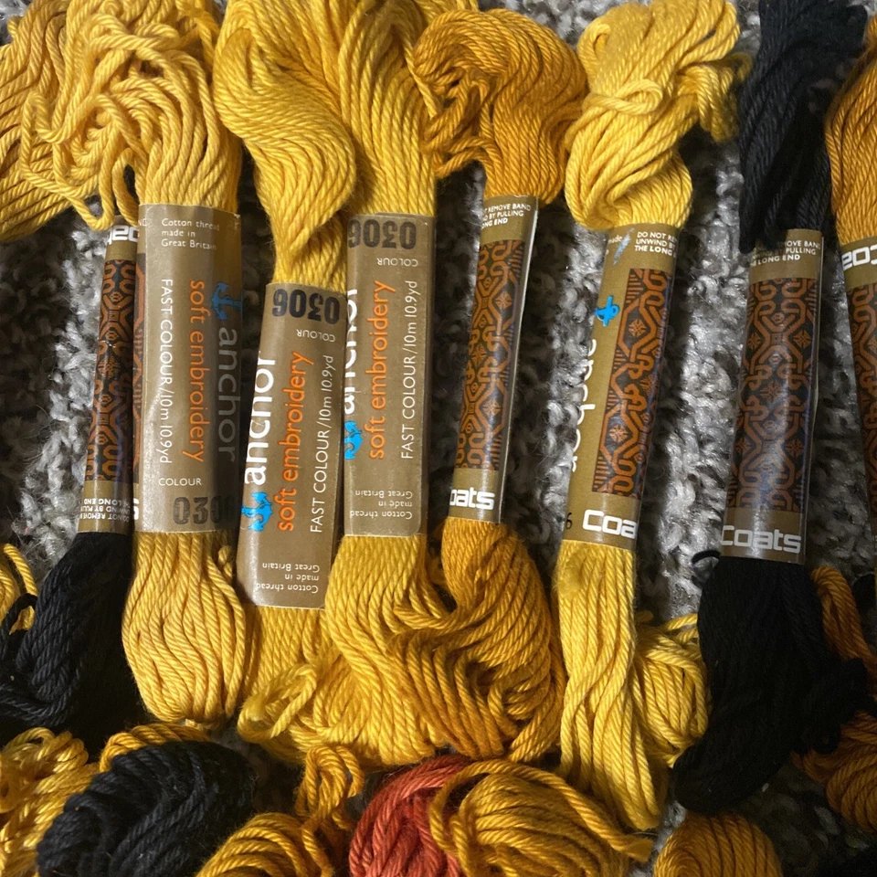 Lote de madejas bordadas suaves de anclaje Foto 3 de 4
