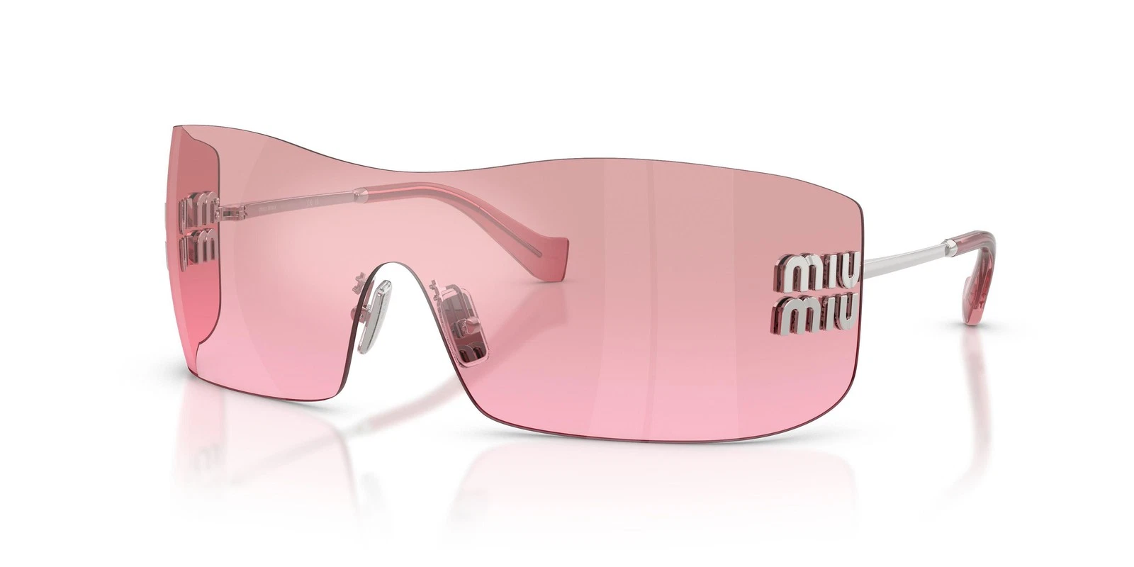 Miu Miu — NEW Miu Miu B53S Sunglasses 1BC70Y Silver 100% AUTHENTIC