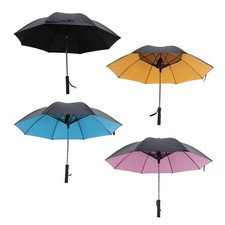 Sun Umbrella with Built In Fan 80cm 3000mAh UV Guard Foldable Blades