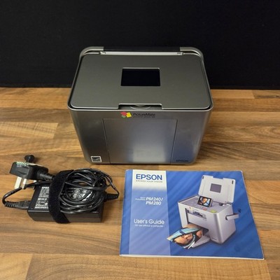 Epson PictureMate [PM240] Fotodrucker - getestet & funktionsfähig Handbuch & Kabel